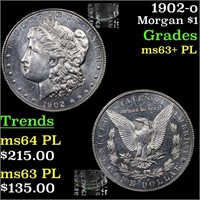 1902-o Morgan $1 Grades Select Unc+ PL