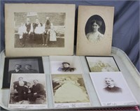 LOT OF ANTIQUE CABINET PHOTOS