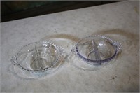 Glass divider bowls