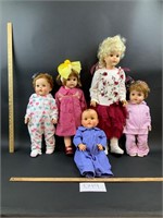 Lot of 5 Dolls - See Description