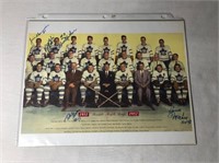 1951-52 Maple Leafs Team Photo Autographed 8x10