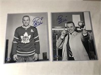 2 Ron Ellis Autographed 8x10 Photos