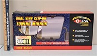 Dual View Clip On Towing Mirror-New