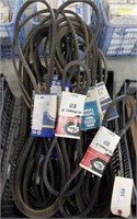 NEW V BELTS- VARIOUS SIZES AND TYPES- CONTENTS OF