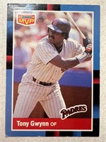 1988 DONRUSS HOF TONY GWYNN CARD