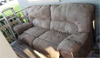Brown MicroFiber Reclining Couch