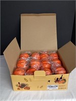 Box of 12 New Artificial Pumpkins