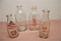 Glass Milk bottles