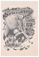 AWHQ 6th Birthday Poster By Sam Yeates c.1976