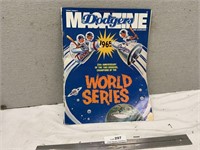 1965 Dodgers World Series Baseball Magazine