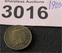 1908 Indian head penny