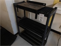 3ft wide Plastic Shelf System - 3 Shelves