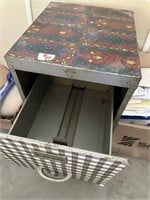 Two Drawer Metal Filing Cabinet   G47