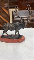 Metal Elk Statue