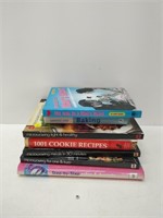 baking and cookbooks including microwave