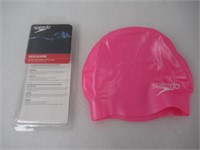 "Used" Speedo Unisex-Adult Swim Cap Silicone Pink,