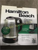 HAMILTON BEACH $45 RETAIL ELECTRIC KETTLE
