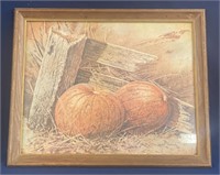 Vintage Pumpkin Lithograph by Joseph Holbrook 22