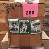 Box of Assorted  Football and Baseball Cards