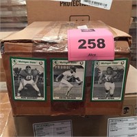 Box of Assorted  Football and Baseball Cards
