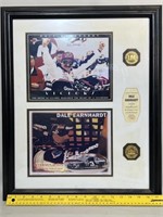 Framed Dale Earnhardt Victory and Determination