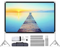 VELCOLT, 100 IN. PROJECTOR SCREEN AND STAND