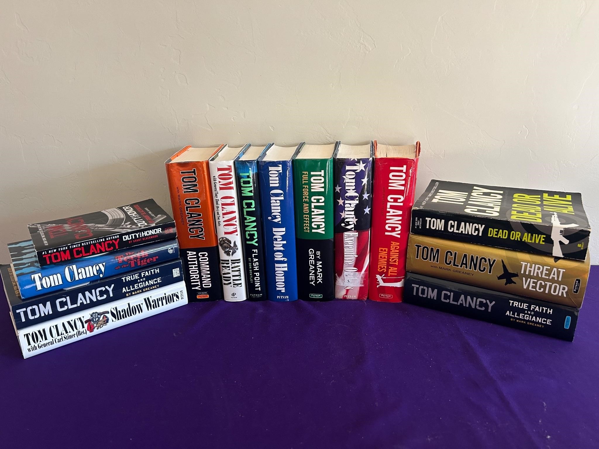 Tom Clancy Book Collection