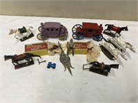 Cast Metal Miniature Stagecoach’s and Lilliput
