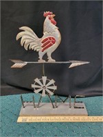 Rooster Weather Vane Home Decor Sign