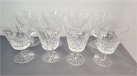 Pinwheel Crystal tall Crystal glasses set of 8