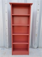 Small Red Wooden Book Shelf