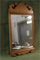 Vintage Maple Mirror,  Approx 23"x29"