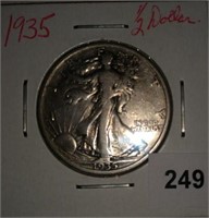 1935 Silver Walker Half