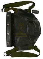 WWII Rubberized Army Combat Gas Mask Carrier