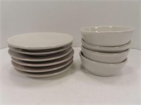 White Frankhoma Plates and Bowls (Chip)