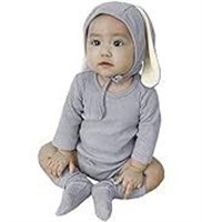 AGQT Baby Girl Easter Grey Size 12-18 months