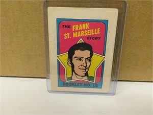 1971-72 OPC Frank St Marseille #15 Story Booklet