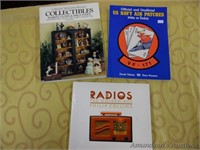 3 Books, Navy Patches, Radios & Collectibles