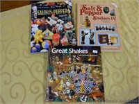 3 Books, Salt & Pepper Shakers