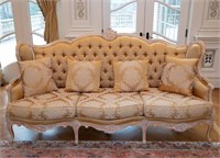 Italian French Provincial settee.