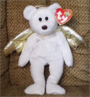 Halo II the (Heavenly Teddy) Bear - TY Beanie Baby