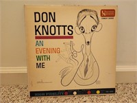 1961 DON KNOTTS "AN EVENING WITH ME" VINYL ALBUM