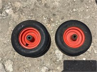 2-LAWN MOWER TIRES