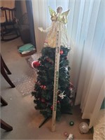 Small Christmas Tree W/ Ornaments Decor