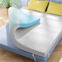 Queen 3" Memory Foam Mattress Topper