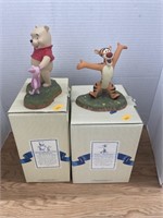 2 Pooh and friends figures