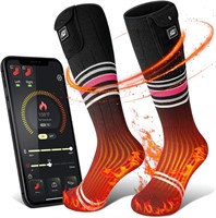 NEW $60 (XL) Heated Ski Socks w/Battery Packs