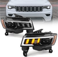 LED Headlights Assembly Compatible with Jeep Grand