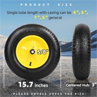 (2-PACK) 4.80/4.00-8" Tire and Wheel,