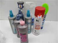 Assorted Hair Products & Carpet Cleaner